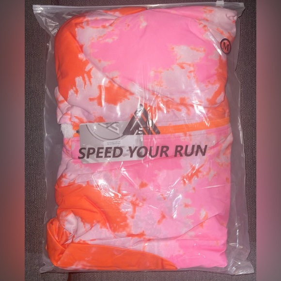 WENTTUO Womens Fleece Zip Up Hoodies Jacket Sweatshirt Tie Dye - NWT - Picture 7 of 7